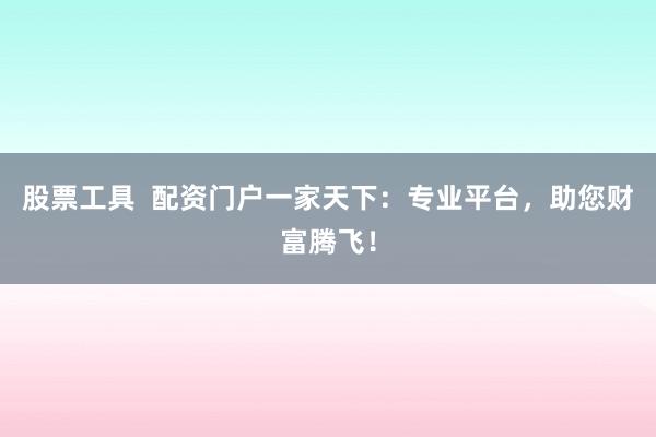 股票工具  配资门户一家天下：专业平台，助您财富腾飞！