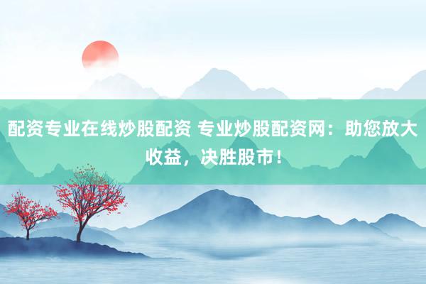 配资专业在线炒股配资 专业炒股配资网:助您放大收益,决胜股市!