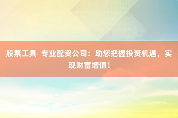 股票工具  专业配资公司：助您把握投资机遇，实现财富增值！